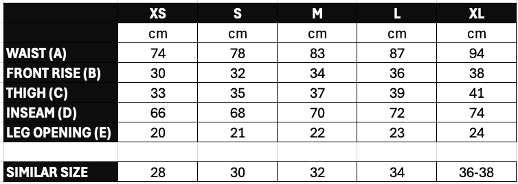 Baggy Black Jeans W/P