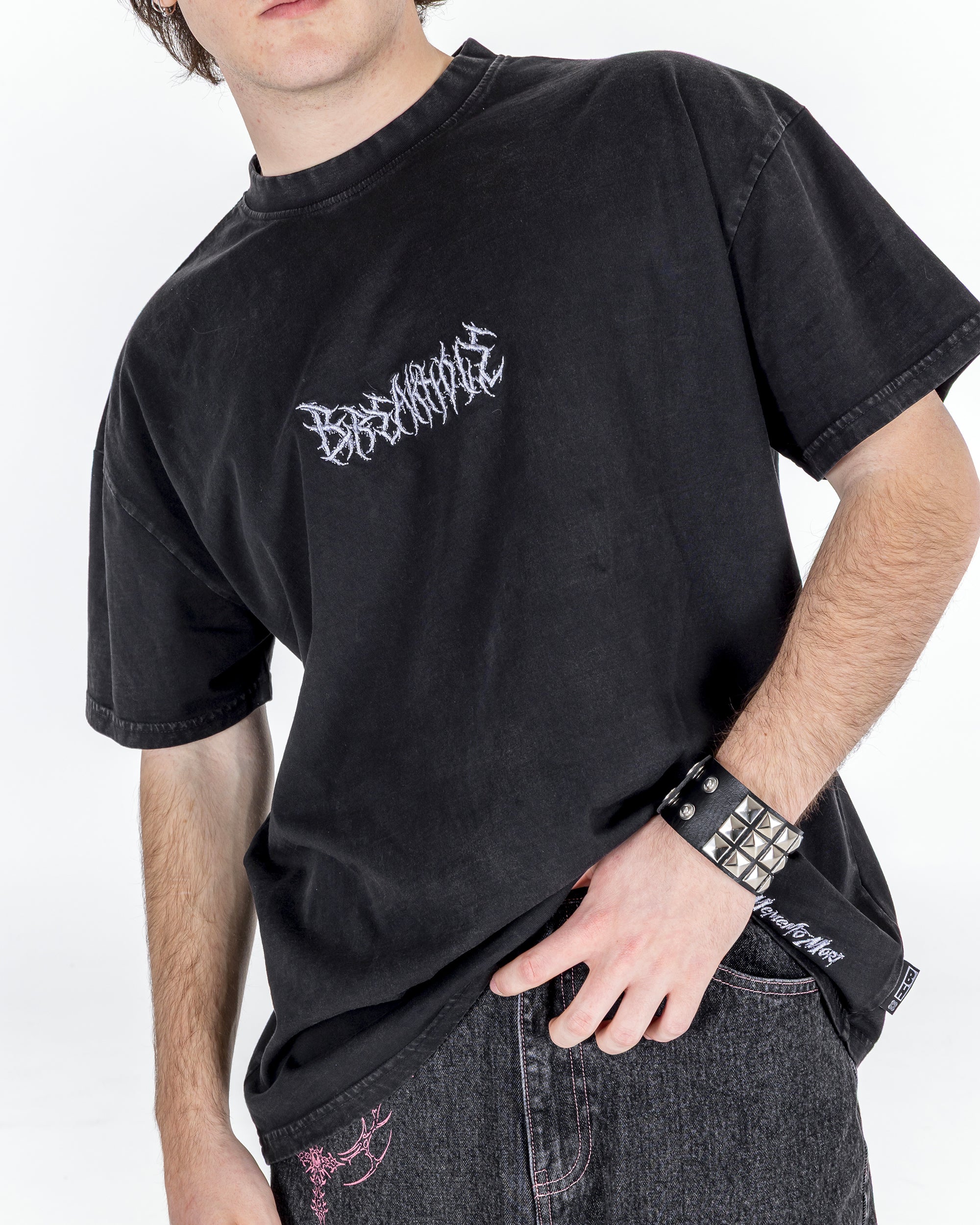 Breakhole Memento Mori Black Washed Tee