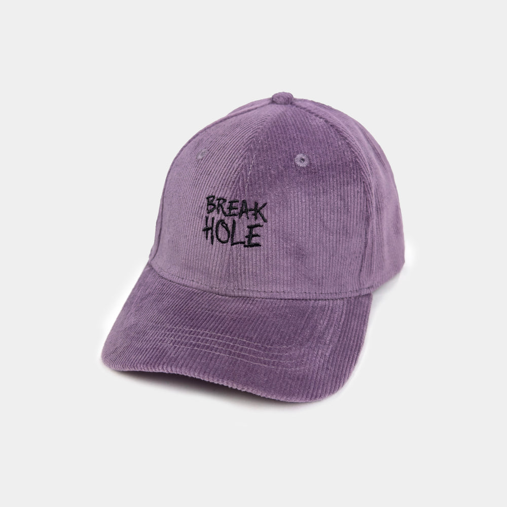 cappellino corda velluto viola - Purple cord velvet caps