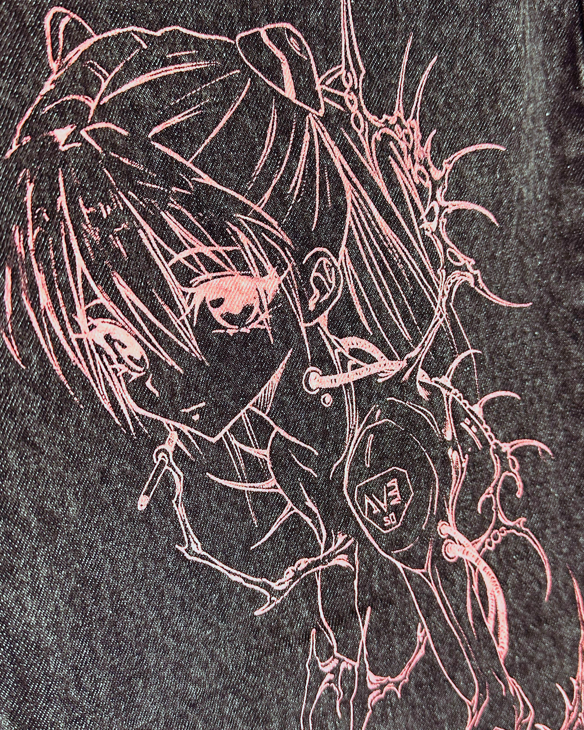 Baggy Black Jeans W/P