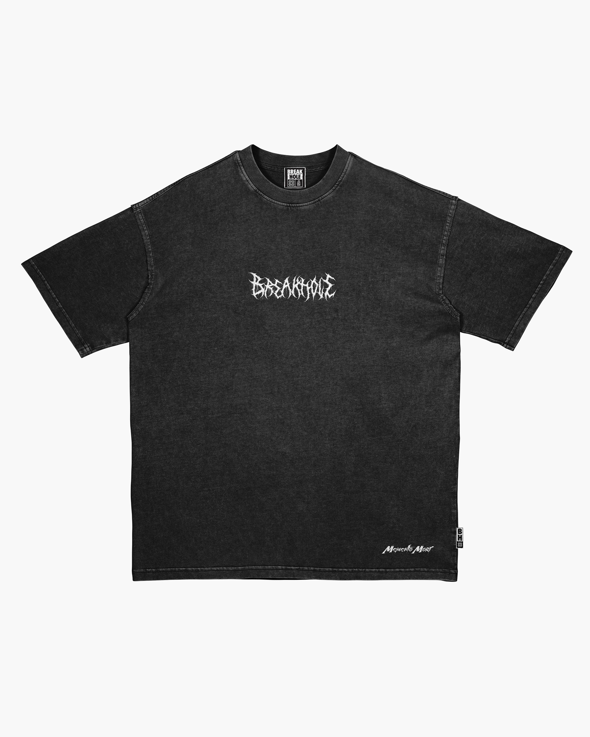 Breakhole Memento Mori Black Washed Tee