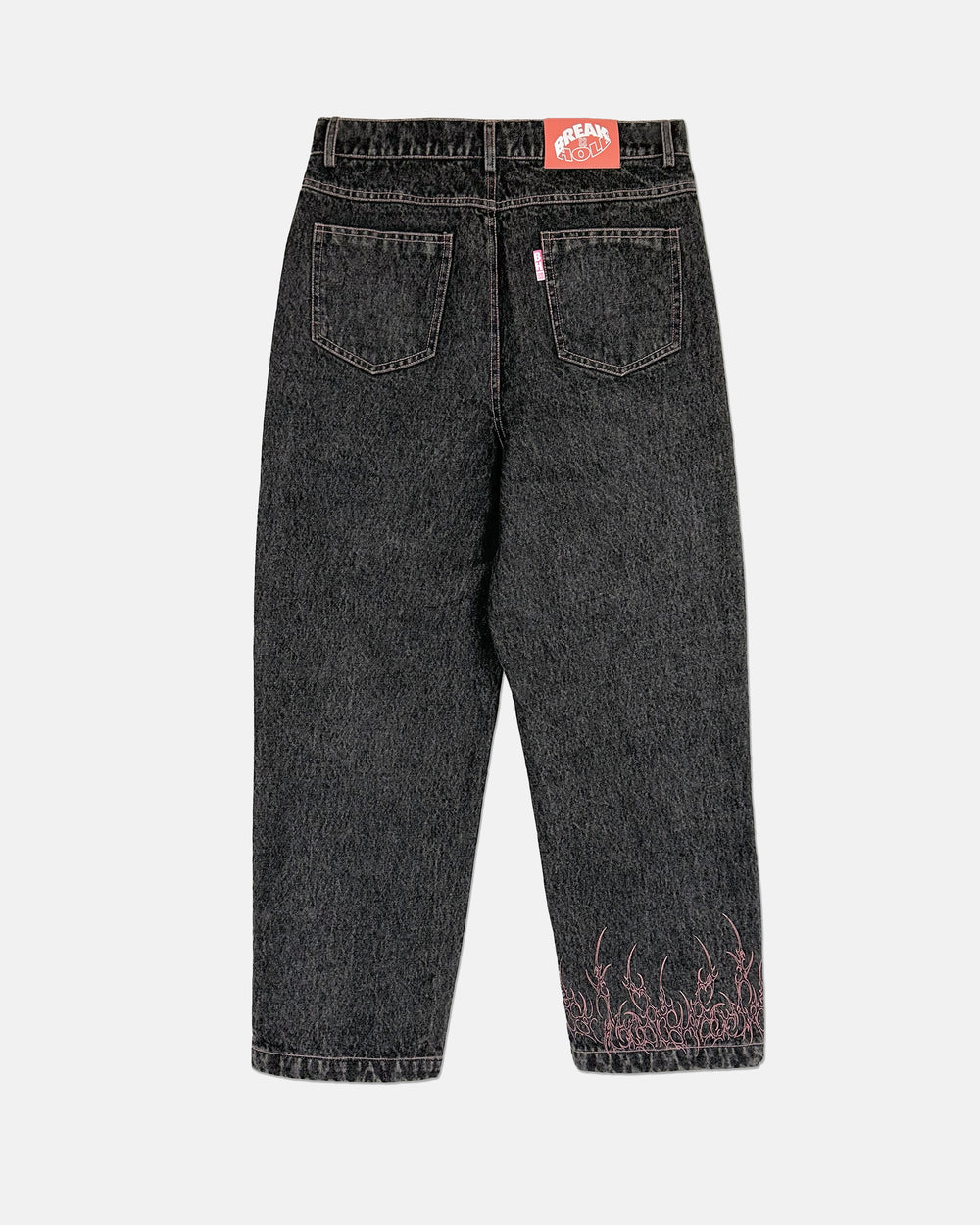 Baggy Black Jeans W/P